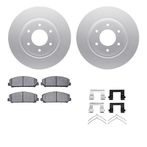 Dynamic Friction Co 4412-67005, Geospec Rotors with Ultimate Duty Performance Brake Pads includes Hardware Silver 4412-67005